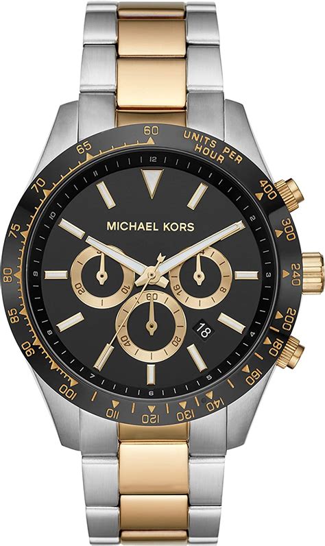 michael kors oversized layton two-tone watch|Amazon.com: Michael Kors Two Tone Watch.